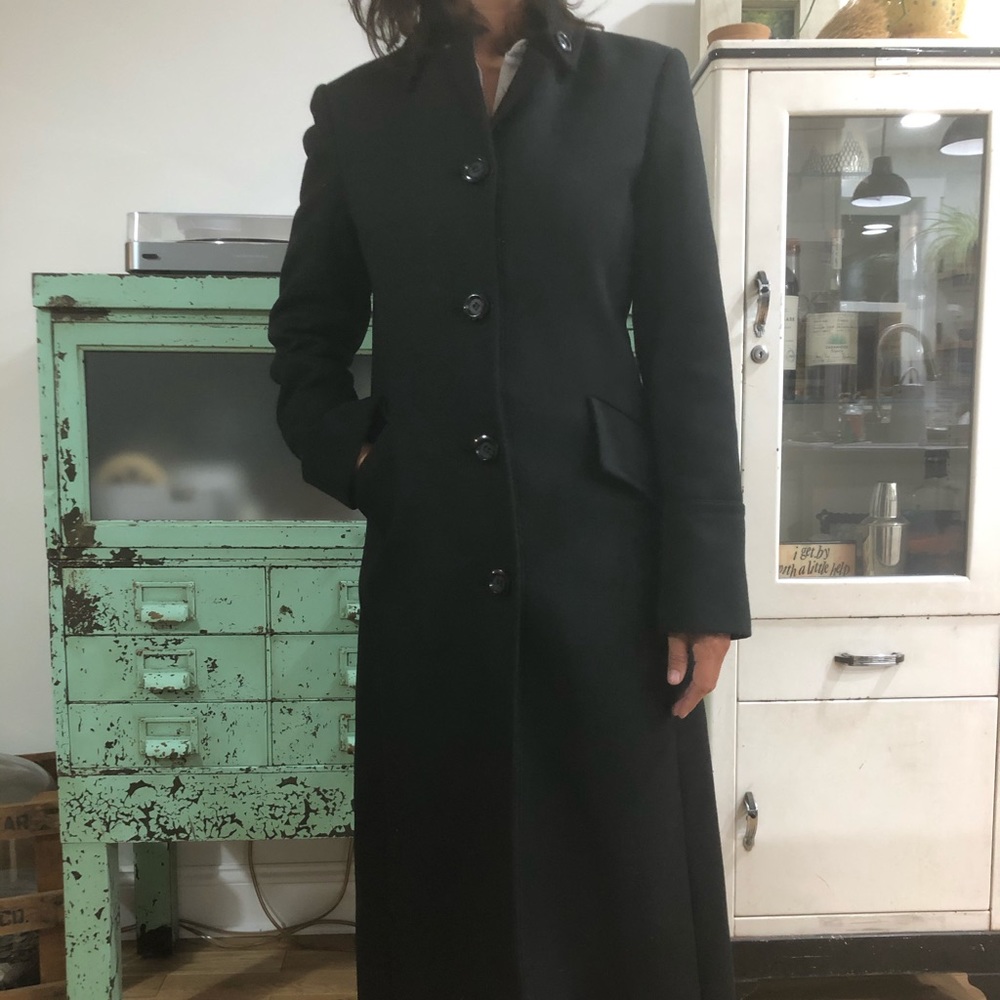 Long black coat